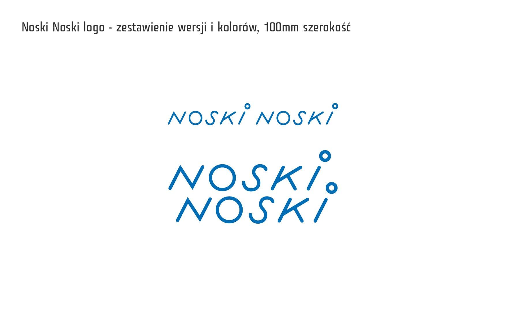 Logo Noski Noski — zestawienie wersji 2015.